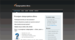 Desktop Screenshot of dataprojektor-brno.cz